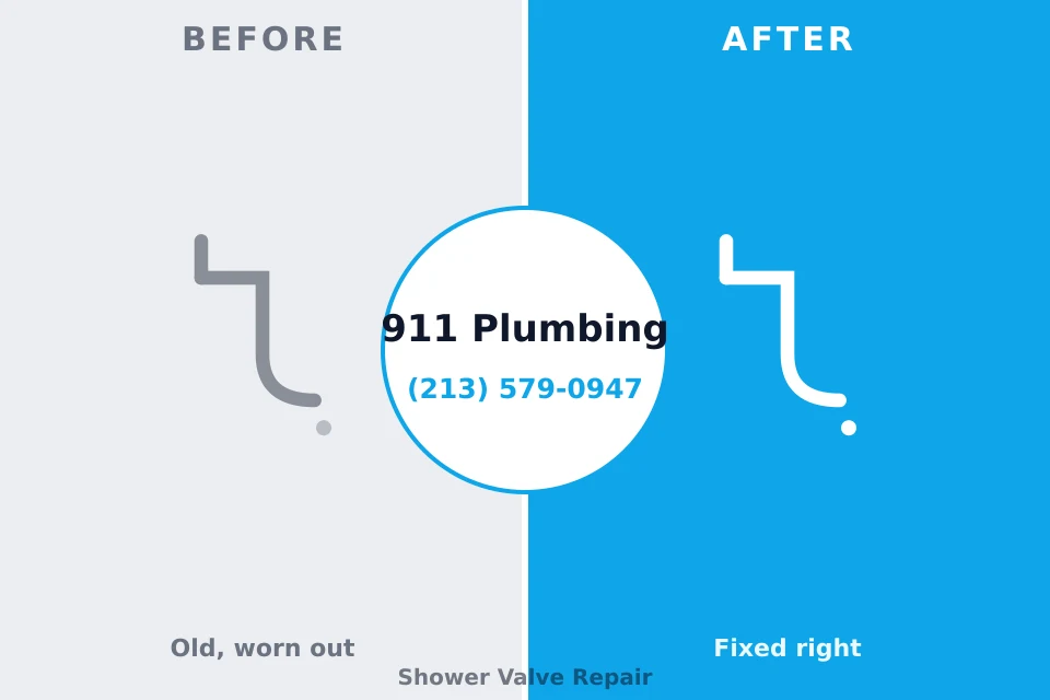 Before and after: plumbing company Ina, IL